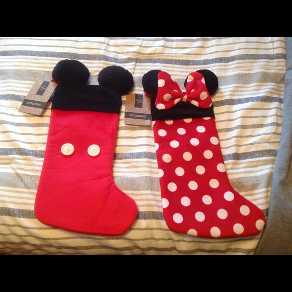 Primark Other - Disney Minnie and Mickey Mouse Christmas Stockings